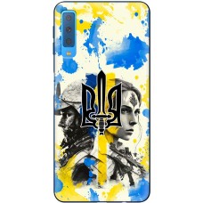 Чохол для Samsung Galaxy A7 2018 (A750) MixCase патріотичні сильні та нескорені