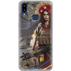 Чохол для Samsung Galaxy A10S (A107) MixCase патріотичні дівчина воїн