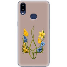 Чохол для Samsung Galaxy A10S (A107) MixCase патріотичні квіти у формі герба