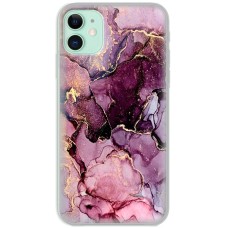 Чохол для iPhone 12 MixCase мармур рожевий