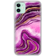 Чохол для iPhone 12 MixCase рожевий мармур