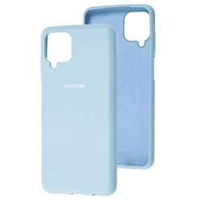 Чохол для Samsung Galaxy A12 (A125) Silicone Full блакитний / lilac blue