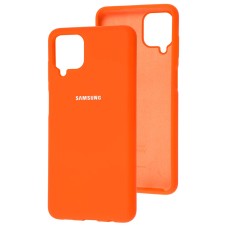Чохол для Samsung Galaxy A12 (A125) Silicone Full помаранчевий