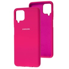 Чохол для Samsung Galaxy A12 (A125) Silicone Full рожевий / barbie pink