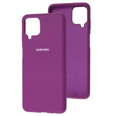 Чохол для Samsung Galaxy A12 (A125) Silicone Full фіолетовий / grape