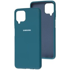 Чохол для Samsung Galaxy A12 (A125) Silicone Full синій / cosmos blue