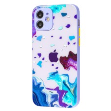 Чохол для iPhone 12 Watercolor glass дизайн 2