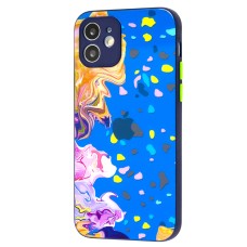 Чохол для iPhone 12 Watercolor glass дизайн 3