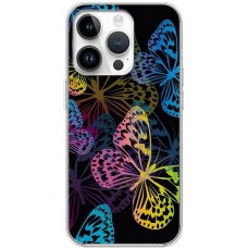Чохол для iPhone 15 Pro MixCase метелики неонові