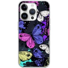Чохол для iPhone 15 Pro MixCase метелики кольоровий мікс