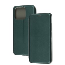 Чохол книжка Premium для Xiaomi Redmi 12C / 11A / Poco C55 зелений