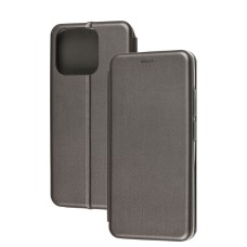 Чохол книжка Premium для Xiaomi Redmi 12C / 11A / Poco C55 сірий