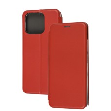 Чохол книжка Premium для Xiaomi Redmi 12C / 11A / Poco C55 червоний