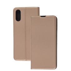 Чохол книжка для Samsung Galaxy A02 (A022) Yo рожево-золотистий