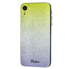 Чохол для iPhone Xr Ambre Fashion лимонно/сріблястий
