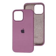 Чохол для iPhone 13 Pro Max Square Full silicone black currant