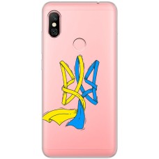 Чохол для Xiaomi Redmi Note 6 Pro MixCase патріотичні синє-жовтий Тризуб