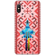 Чохол для Xiaomi Redmi Note 6 Pro MixCase патріотичні Винищувач України