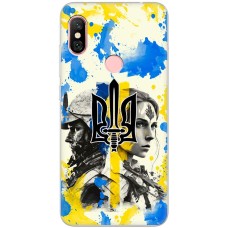 Чохол для Xiaomi Redmi Note 6 Pro MixCase патріотичні сильні і нескорені