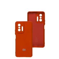 Чохол для Xiaomi  11T / 11T Pro Silicone Full camera червоний