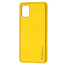 Чохол для Samsung Galaxy A51 (A515) Leather Xshield жовтий