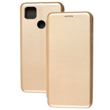 Чохол книжка Premium для Xiaomi Redmi 9C / 10A золотистий