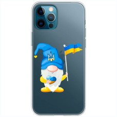 Чохол для iPhone 14 Pro Max MixCase патріотичні гномік з Україною