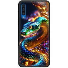 Чохол для Samsung Galaxy A70 (А705) MixCase Новий рік 2025 яскрава змія