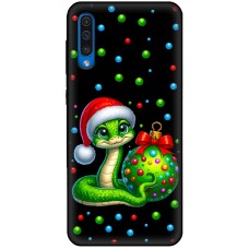 Чохол для Samsung Galaxy A70 (А705) MixCase Новий рік 2025 новорічна змійка