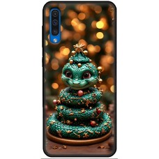 Чохол для Samsung Galaxy A70 (А705) MixCase Новий рік 2025 ялинка змія