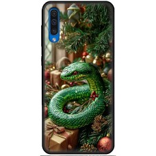 Чохол для Samsung Galaxy A70 (А705) MixCase Новий рік 2025 ялинка та змія