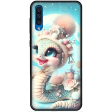 Чохол для Samsung Galaxy A70 (А705) MixCase Новий рік 2025 мила змійка
