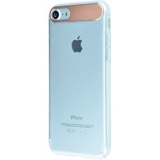 Чохол для iPhone 7 Usams Metal Clear Series рожевий