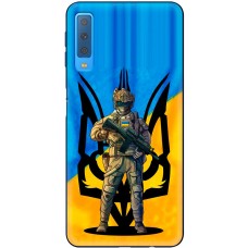 Чохол для Samsung Galaxy A7 2018 (A750) MixCase патріотичні український вої