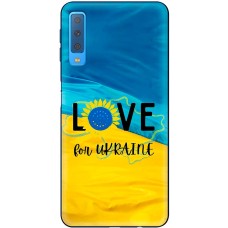 Чохол для Samsung Galaxy A7 2018 (A750) MixCase патріотичні love Ukraine