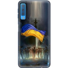 Чохол для Samsung Galaxy A7 2018 (A750) MixCase патріотичні палити ворога