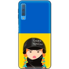 Чохол для Samsung Galaxy A7 2018 (A750) MixCase патріотичні Слава Україні