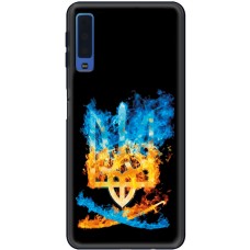 Чохол для Samsung Galaxy A7 2018 (A750) MixCase патріотичні герб та шабля