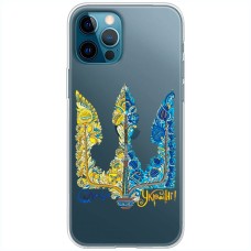 Чохол для iPhone 14 Pro MixCase патріотичні герб візерунок