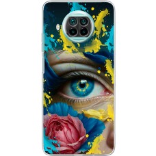 Чохол для Xiaomi Mi 10T Lite MixCase патріотичні Синє жіноче око