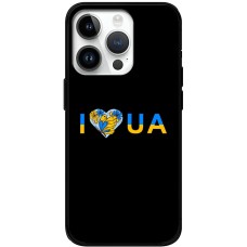 Чохол для iPhone 15 Pro MixCase патріотичні I love UA