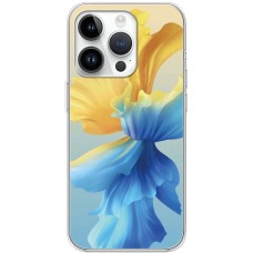 Чохол для iPhone 15 Pro MixCase патріотичні квітка України