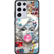 Чохол для Samsung Galaxy S21 Ultra (G998) MixCase графіті Мерилін Монро