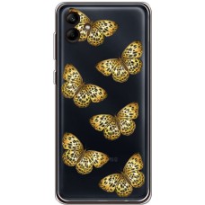 Чохол для Samsung Galaxy A04e (A042) MixCase Леопард метелика