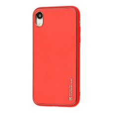 Чохол для iPhone Xr Leather Xshield red