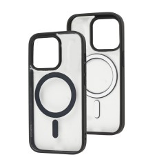 Чохол для iPhone 14 Pro Color MagSafe чорний