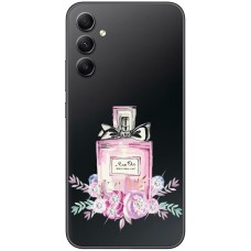 Чохол для Samsung Galaxy A14 Mixcase зі стразами пляшечка парфумів