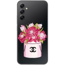 Чохол для Samsung Galaxy A14 Mixcase зі стразами коробка з квітами
