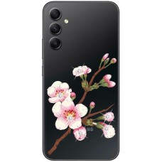 Чохол для Samsung Galaxy A14 Mixcase зі стразами гілочка сакури