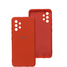 Чохол для Samsung Galaxy A12/M12 Silicone Separate camera червоний